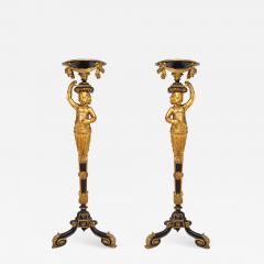 French Victorian Gilt Cupid Pedestals - 921026