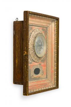 French Victorian Gilt and Painted Wall Clock - 4660908
