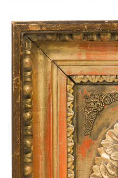 French Victorian Gilt and Painted Wall Clock - 4660912