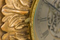 French Victorian Gilt and Painted Wall Clock - 4660915