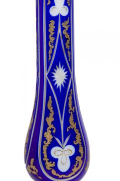French Victorian Glass and Bronze Table Lamp - 4171239
