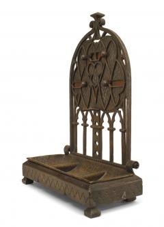 French Victorian Gothic Style Iron Letter Holder - 4664435