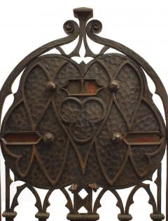 French Victorian Gothic Style Iron Letter Holder - 4664436