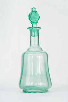 French Victorian Green Glass Decanter - 4675643