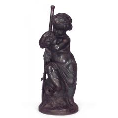 French Victorian Iron Putti - 4642208