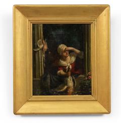 French Victorian Lady by a Window Portrait - 4665735
