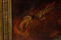 French Victorian Lady with a Black Hat Portrait - 4516709