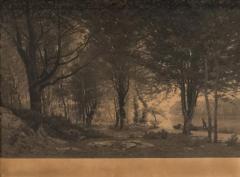 French Victorian Landscape Le Matin  - 4539401