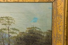 French Victorian Landscape of House by Two Waterfalls - 4516603