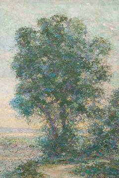 French Victorian Landscape of Stream and Tree - 4516733