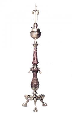French Victorian Marble and Bronze Floor Lamp - 4635182