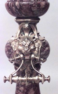 French Victorian Marble and Bronze Floor Lamp - 4635184