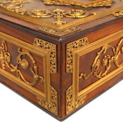 French Victorian Metal Jewelry Box - 4635102