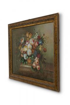French Victorian Oil On Canvas Painting Titled Still Life 4  - 4654012