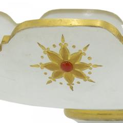 French Victorian Opaline Jeweled Compote - 4321328