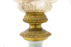 French Victorian Porcelain Oil Lamp with Gilt Mounts - 4668390