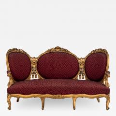 French Victorian Rope and Tassel Settee - 1421386
