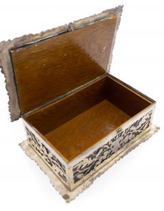 French Victorian Silver Filigree Box - 4322407