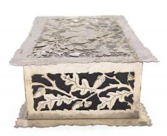 French Victorian Silver Filigree Box - 4322408
