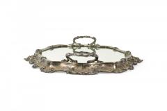 French Victorian Silver Plate Tray - 4322476