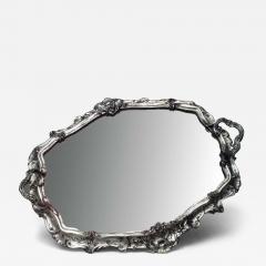 French Victorian Silver Plate Tray - 4332381