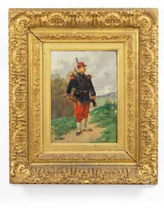 French Victorian Soldier Painting - 4516394