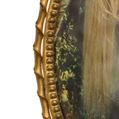 French Victorian Style Brass Oval Picture Frame - 4674311