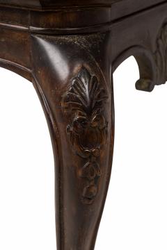 French Victorian Style Carved Rectangular Canted Corner Console Occasional Tab - 4665630