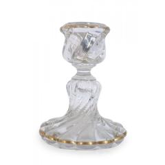 French Victorian Style Crystal Candlestick - 4720896