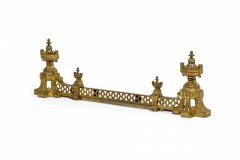 French Victorian Style Gilt Bronze Fire Fender - 4665637