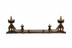 French Victorian Style Gilt Bronze Fire Fender - 4665639