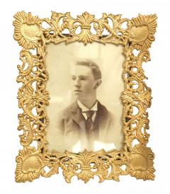 French Victorian Style Gilt Filigree Picture Frame - 4720768
