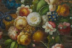 French Victorian Style Oil on Canvas Painting Titled Still Life 2  - 4654028