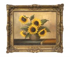 French Victorian Sunflower Still Life - 4517068