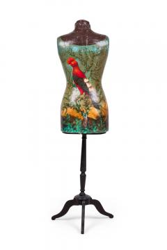 French Victorian Toucan Painted Mannequin - 4198912