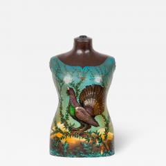 French Victorian Turkey and Crow Mannequin - 4260610
