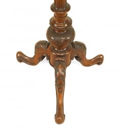 French Victorian Walnut Lyre Music Stand - 4322631