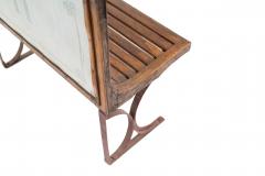 French Victorian Wooden Subway Bench - 1419954