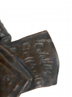 French Victorian bronze of a boy selling newspapers on a marble plinth - 4665932