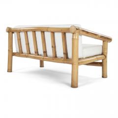 French Vintage Bamboo Sofa - 2681308