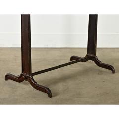 French Vintage Bistro Table with Wood Top - 3856190