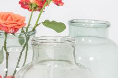 French Vintage Blown Glass Jars - 987162