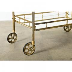 French Vintage Brass Mirror Trolley - 4150147