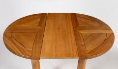 French Vintage Carved Oak Dining Table circa 1950 - 3365119