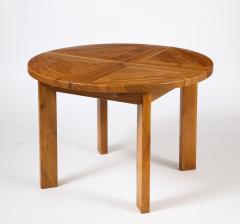 French Vintage Carved Oak Dining Table circa 1950 - 3365123