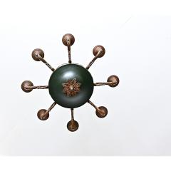 French Vintage Empire Style Gilt Bronze Tole Flush mount - 4541985