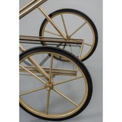 French Vintage Folding Brass Bar Cart - 1754020