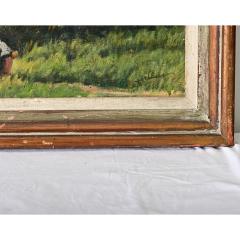 French Vintage Framed Landscape Painting - 4306694