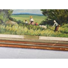 French Vintage Framed Landscape Painting - 4306696