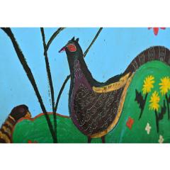 French Vintage Framed Painting of Pheasants - 4415631